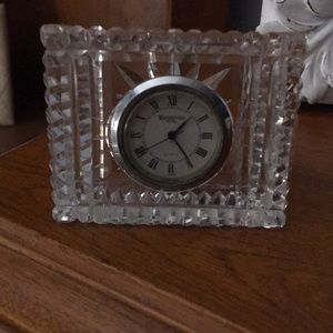 Waterford Crystal mini crystal clock